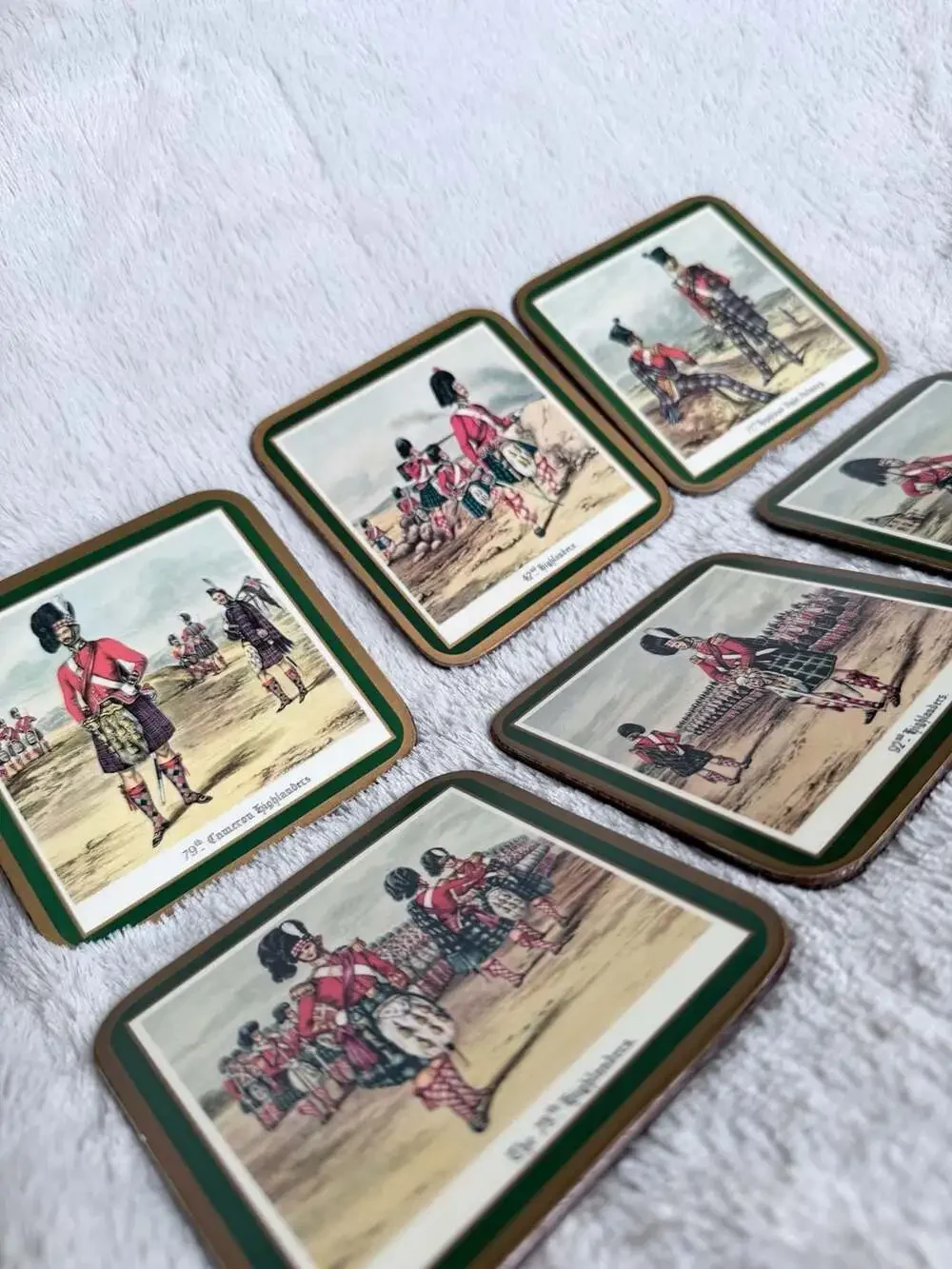 Pimpernel Scottish Uniforms Coasters